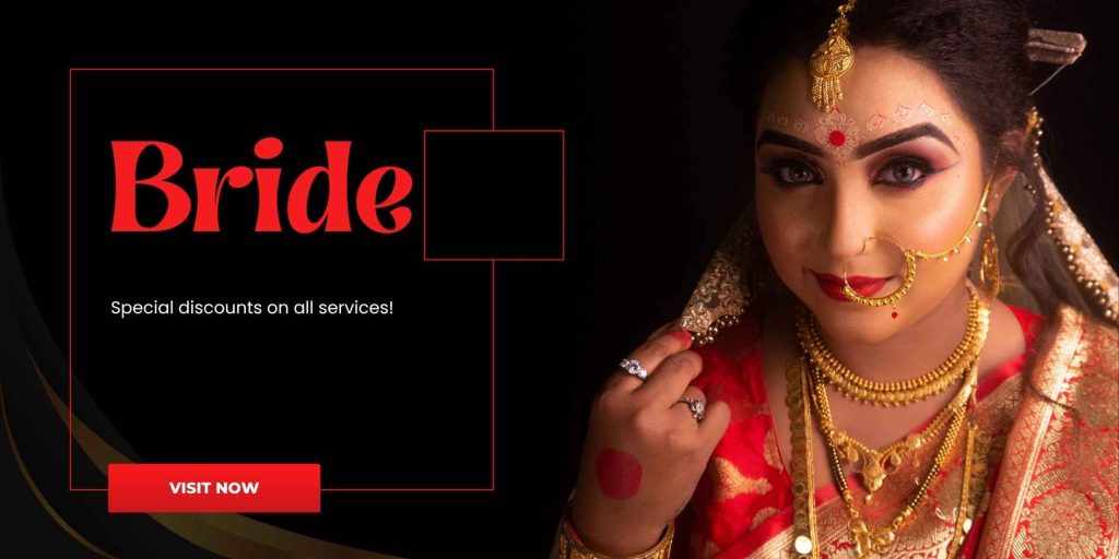 Bridal Hairstyle & Hair cutting salon near me Brampton women salon near me mount pleasant